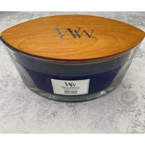 Woodwick Hajó - Hinoki dhalia -  Illatgyertya  455g