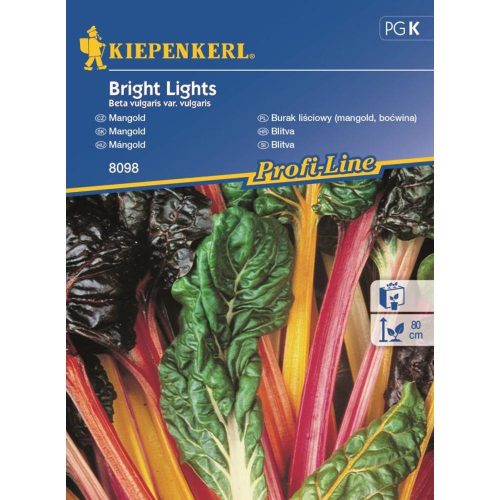 Beta vulgaris subsp.vulgaris 'Bright Lights' - Mángold 30szem/csomag